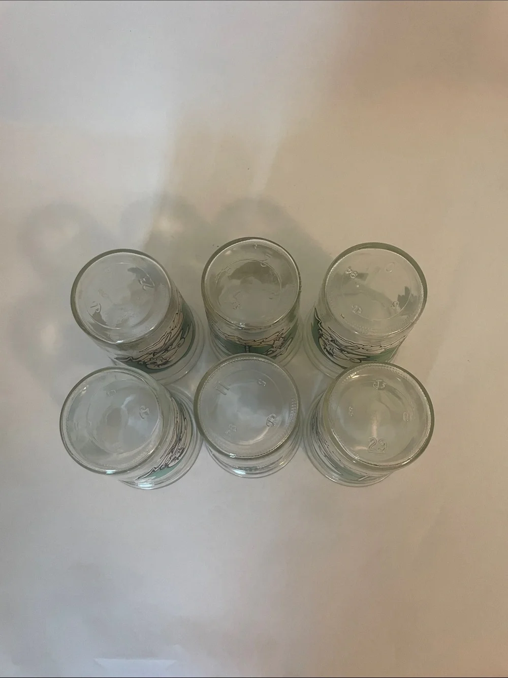 Vintage Welch’s Jelly Jar Glass Looney Tunes #9 Speedy Gonzalez Set of 6